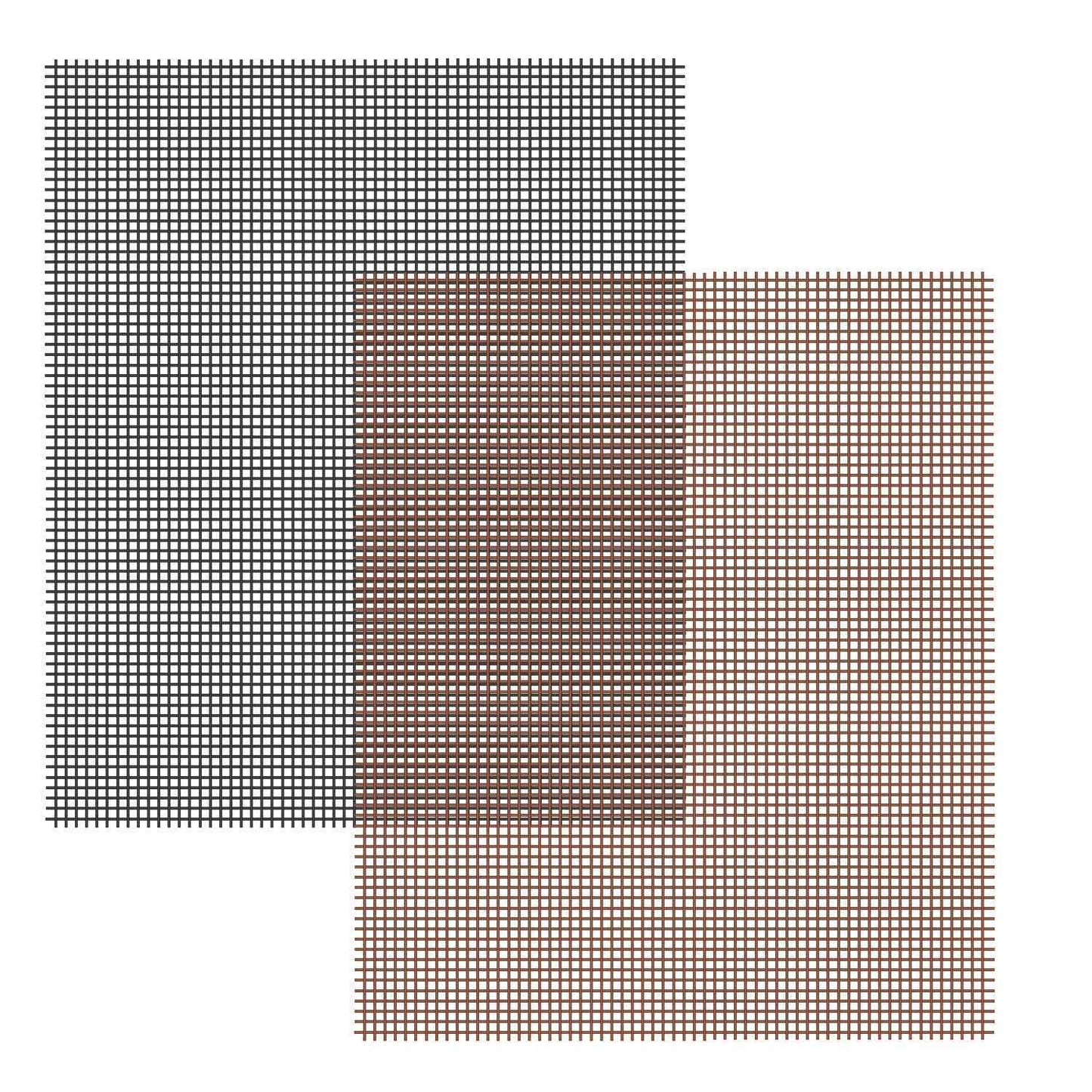 Reusable and Reversible Non-Stick Mesh Grill Mat Mesh Mat for Outdoor Gas Charcoal BBQ