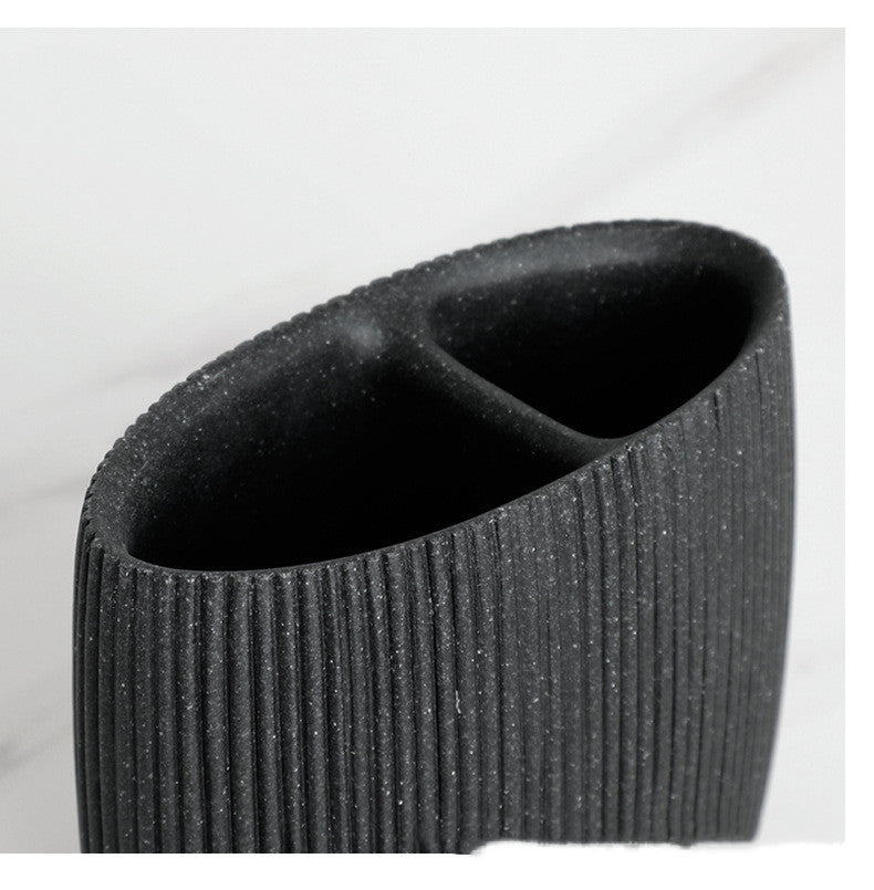 Resin Sandstone Bathroom Toiletries Set