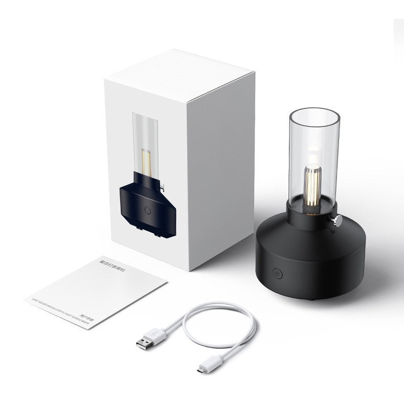 Retro Light Aroma Diffuser Essential Oil LED Light Filament Night Light Air Humidifier