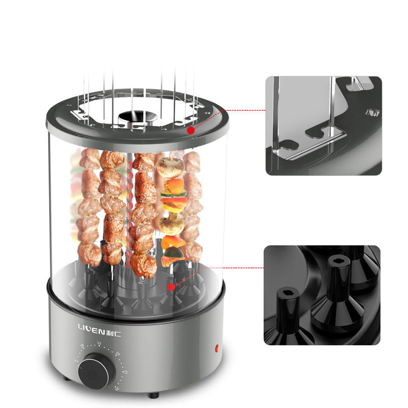 360-degree Rotational Electric Rotisserre Grill Machine