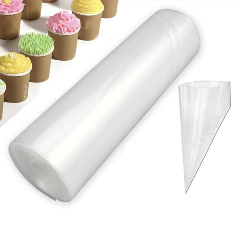50-piece Disposable Cream Piping Bags and Baking Accessories for Cake Making