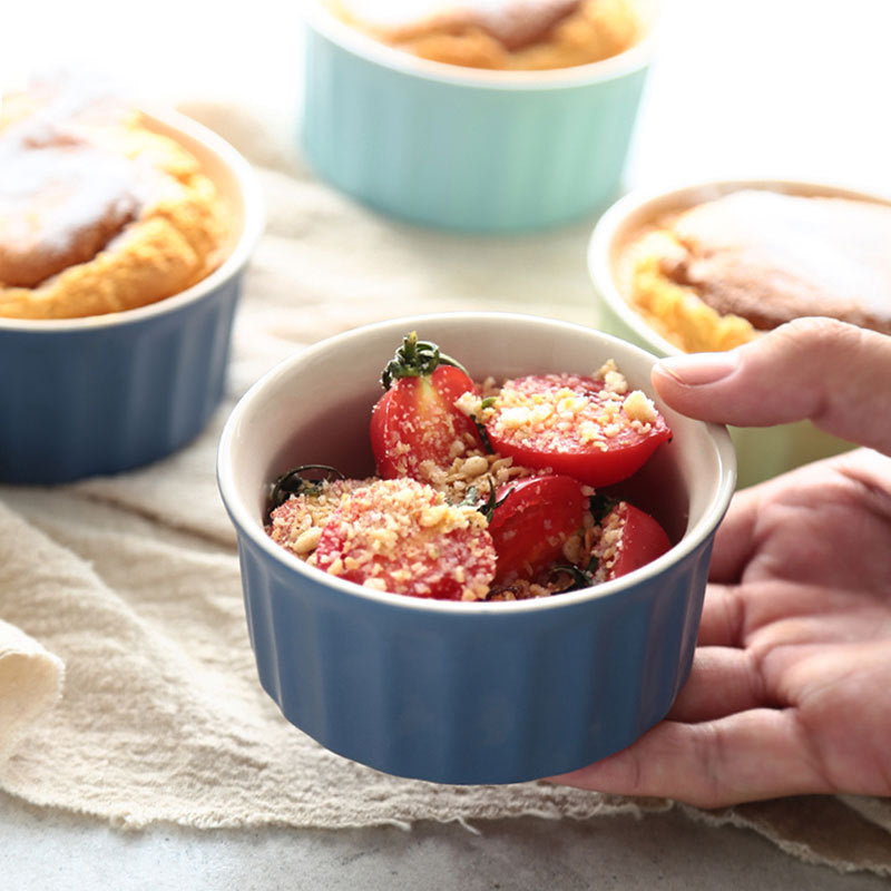 Ceramic Ramekin Bakeware Souffle Dishes