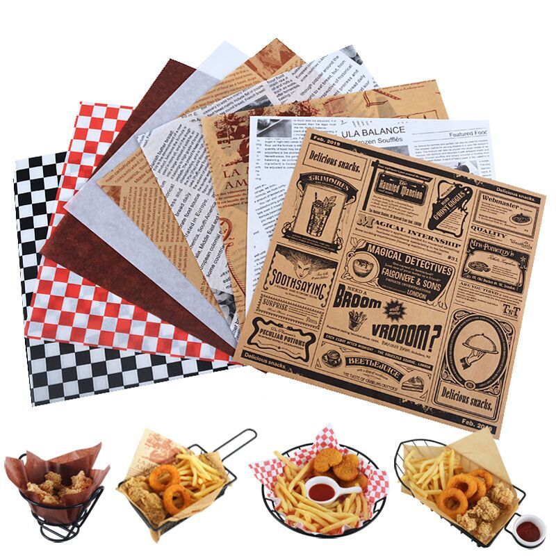 Disposable Baking Tray Food Greaseproof Paper