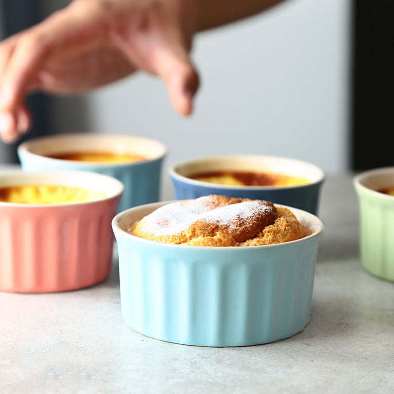Ceramic Ramekin Bakeware Souffle Dishes