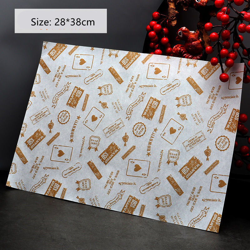 Бумага для выпечки, тарелки, торта, бэнто-бокса