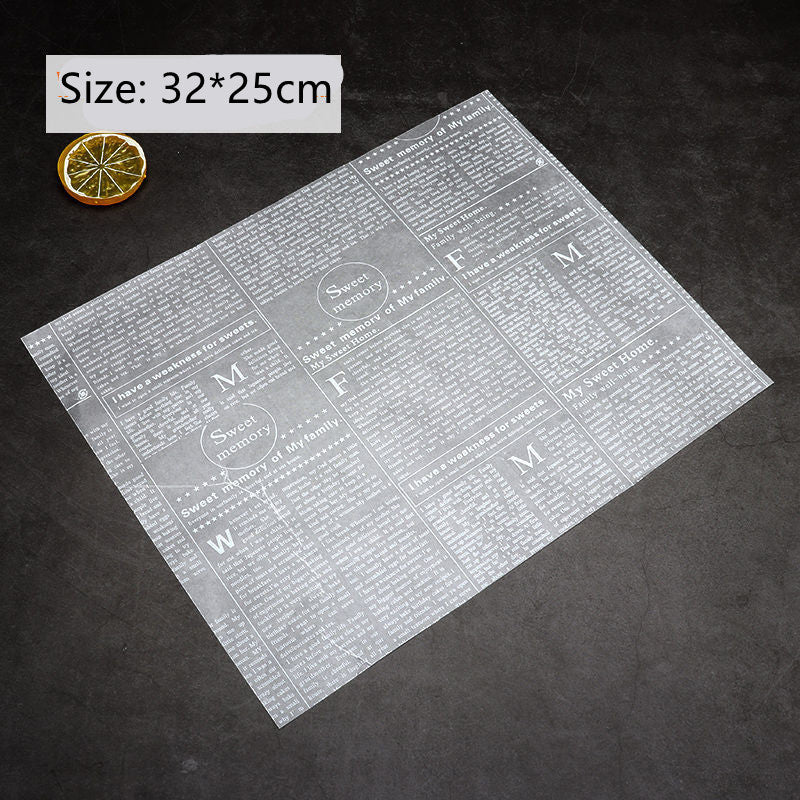 Бумага для выпечки, тарелки, торта, бэнто-бокса