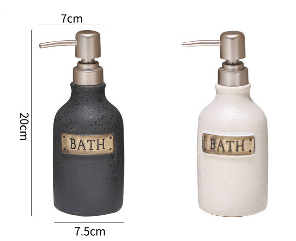 Ceramic Soap Dispenser Sanitizer Bottle