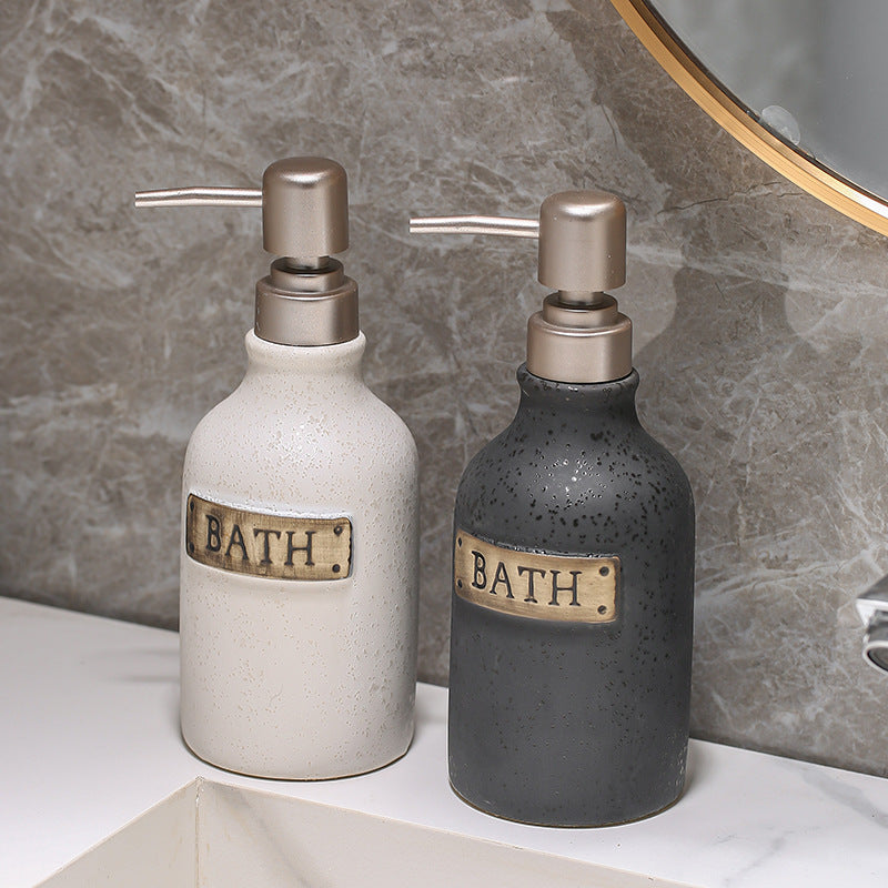 Ceramic Soap Dispenser Sanitizer Bottle