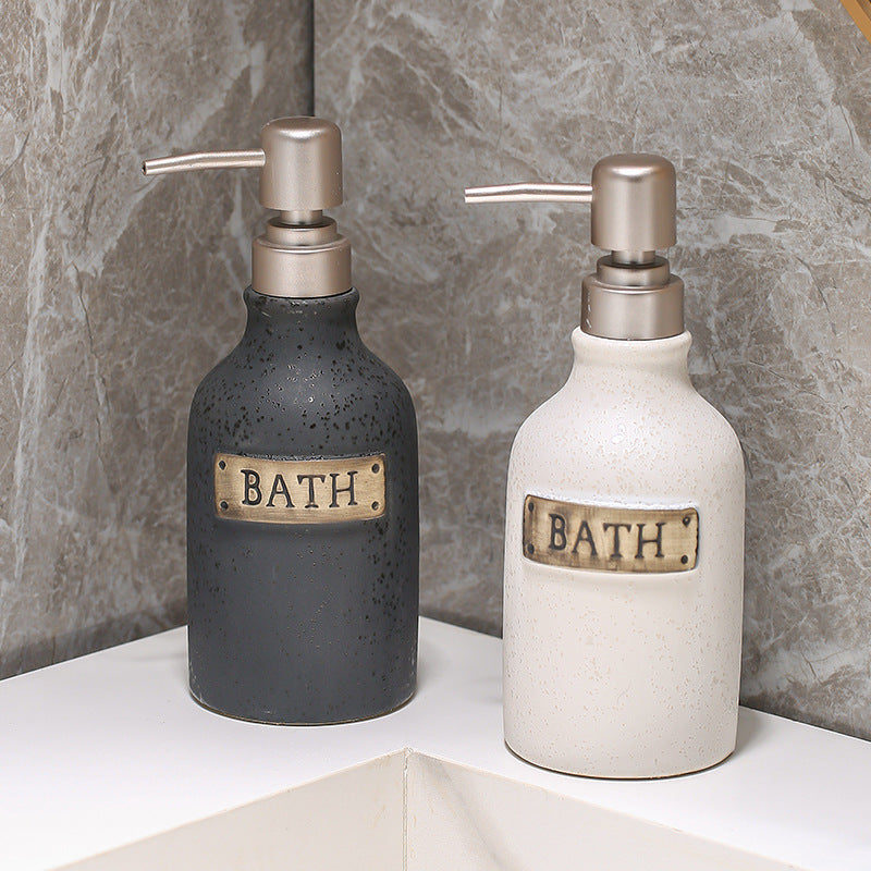 Ceramic Soap Dispenser Sanitizer Bottle