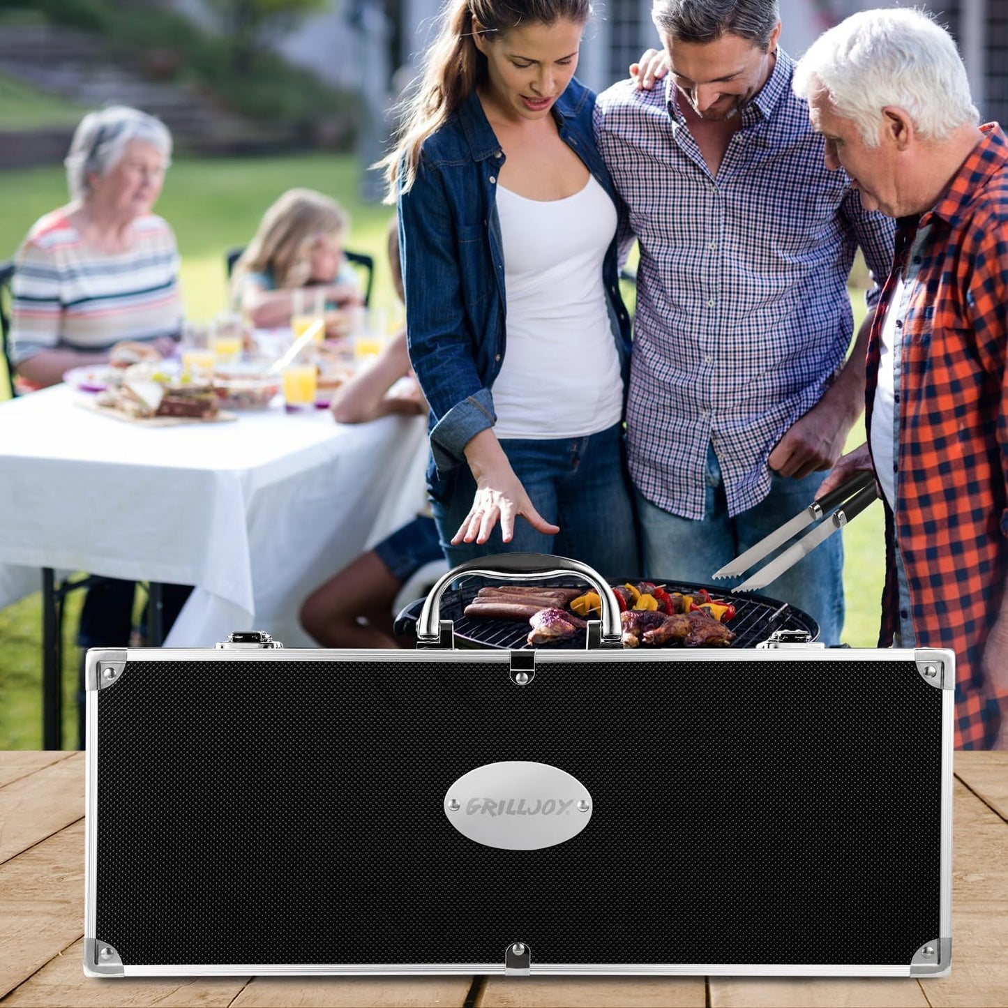 22-piece Stainless Steel Barbecue Grill Accessories For Outdoor Grill