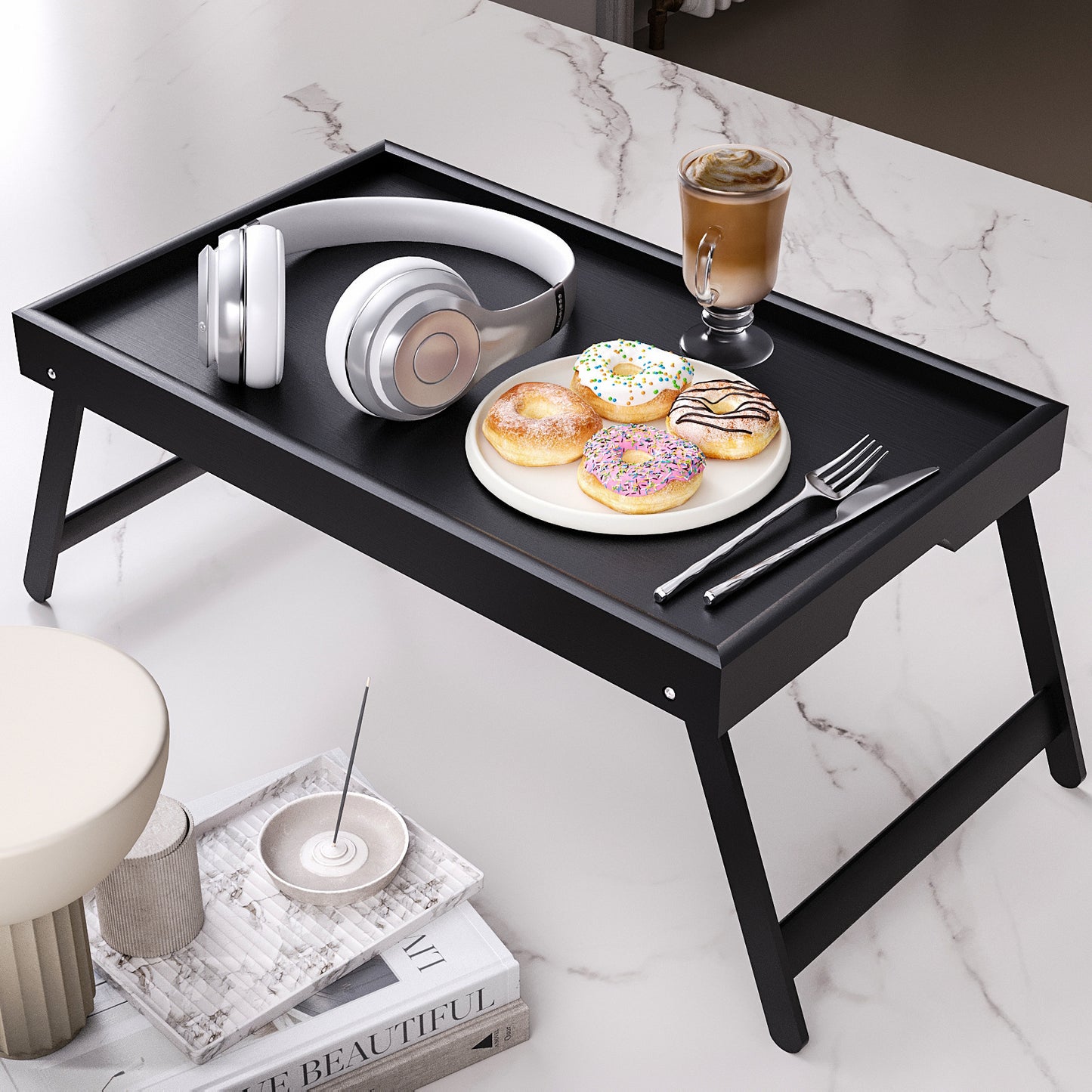 Bedroom Bed & Breakfast Foldable Tray Table