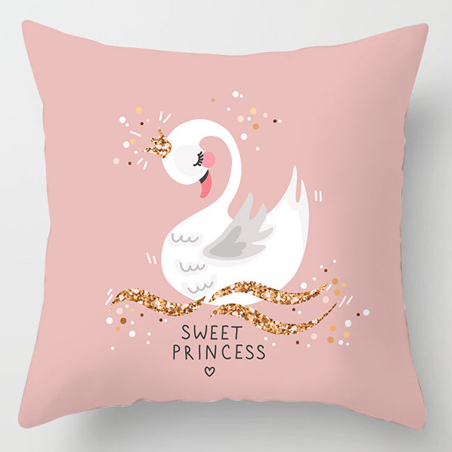 Sweet Pink Assorted Design Cushion Cover