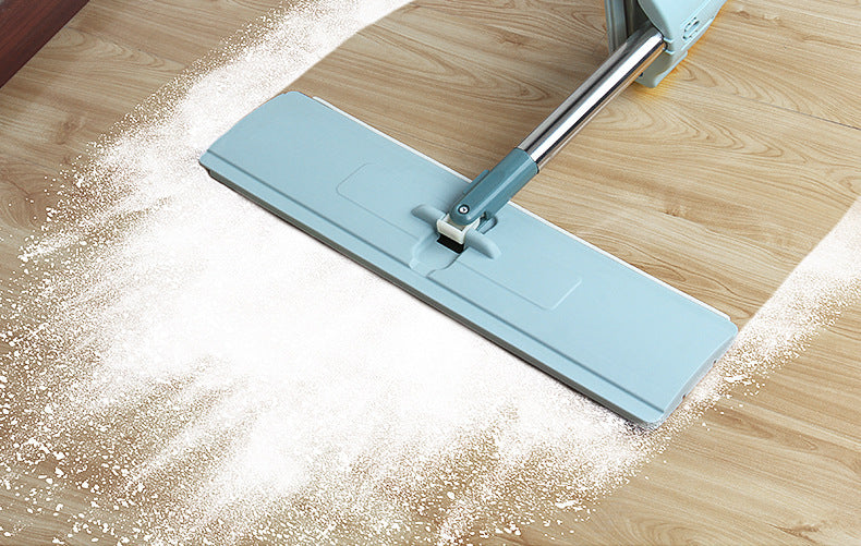 Hands-free 360-degree Rotation Wet and Dry Flat Mop