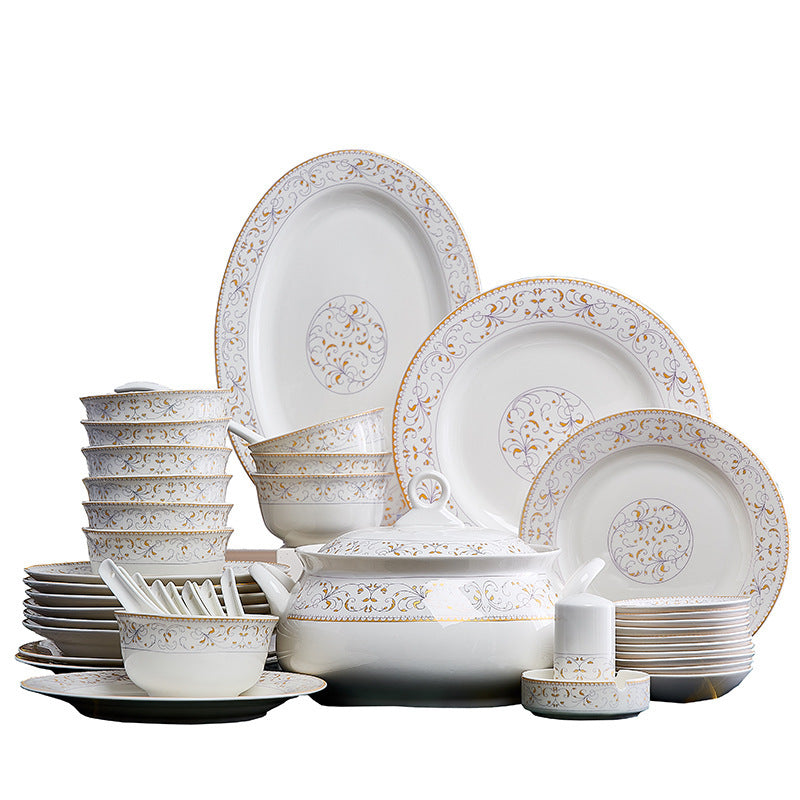 Exquisite Premium Quality Bone China Ceramic Dinnerware Set