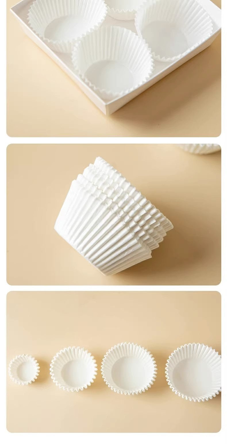 Food Grade Disposable Silicone Oil Baking Muffin Cup Paper