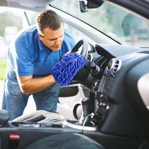 High Pressure Foam Canon Water Gun and Microfibre Cloth Gloves