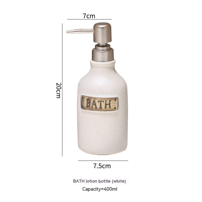 Ceramic Soap Dispenser Sanitizer Bottle