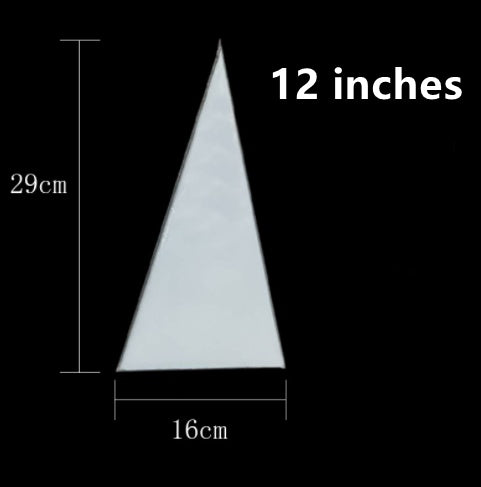 50-piece Disposable Cream Piping Bags and Baking Accessories for Cake Making