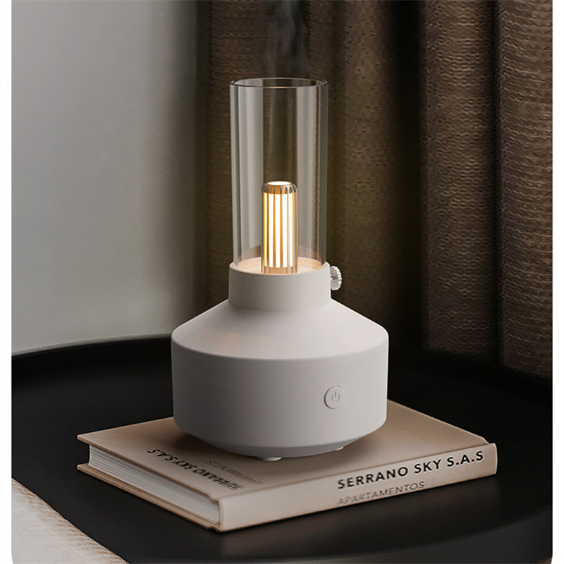 Retro Light Aroma Diffuser Essential Oil LED Light Filament Night Light Air Humidifier
