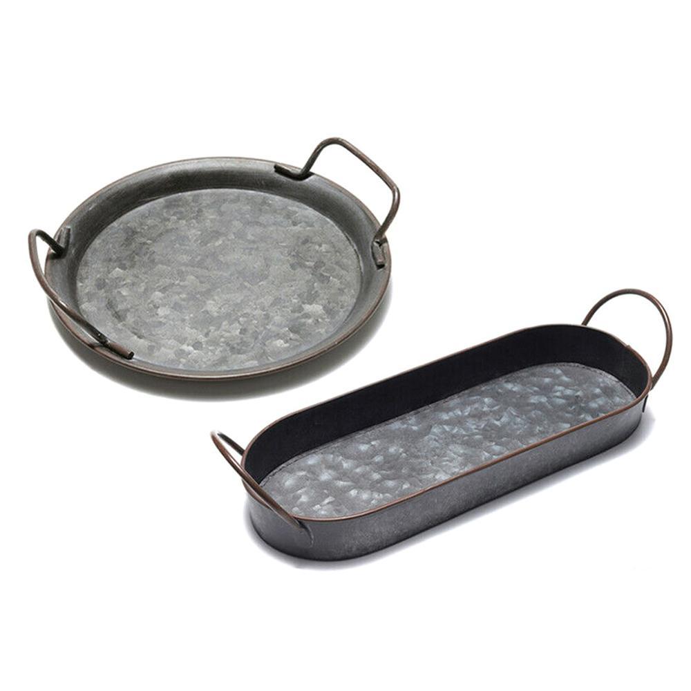 Креативный ретро-поднос из состаренного железа