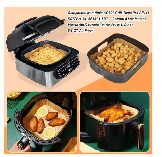 Disposable Square Shaped Air Fryer Paper