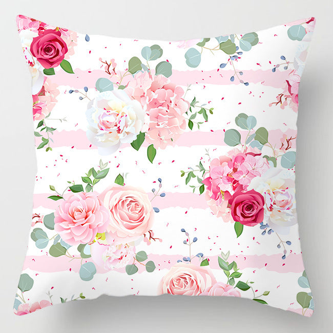 Sweet Pink Assorted Design Cushion Cover