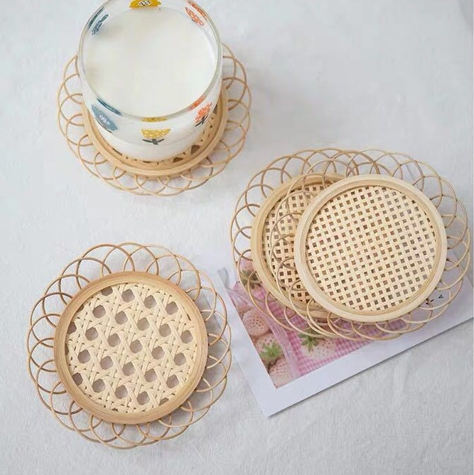 Creative Retro Woven Coasters
