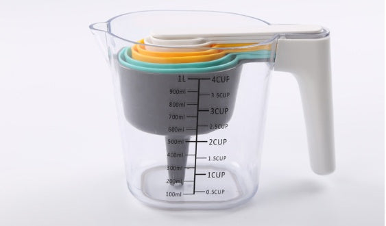 9-piece Baking Set of Measuring Cups and Spoons