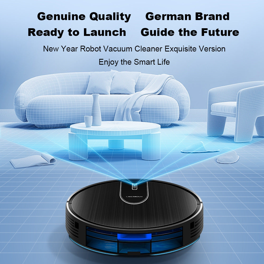 Wet and Dry Anti-Falling Self-Charging Robot Vacuum Cleaner
