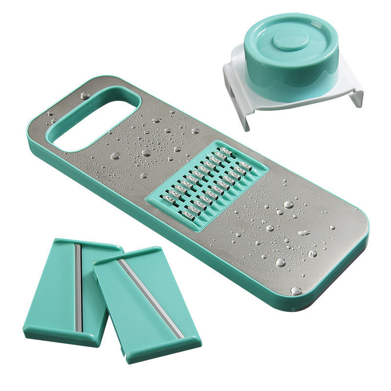 3-way Grater, Slicer, Bottle Stopper Kitchen Utensil