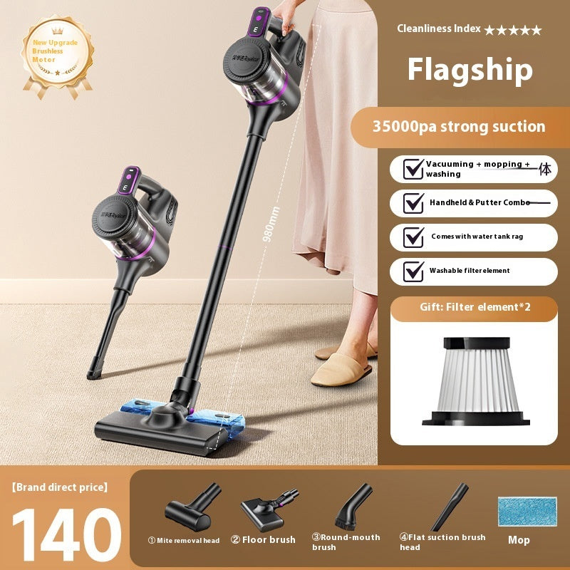 Household Wireless Handheld Multipurpose Suction Mop Vacuum Cleaner