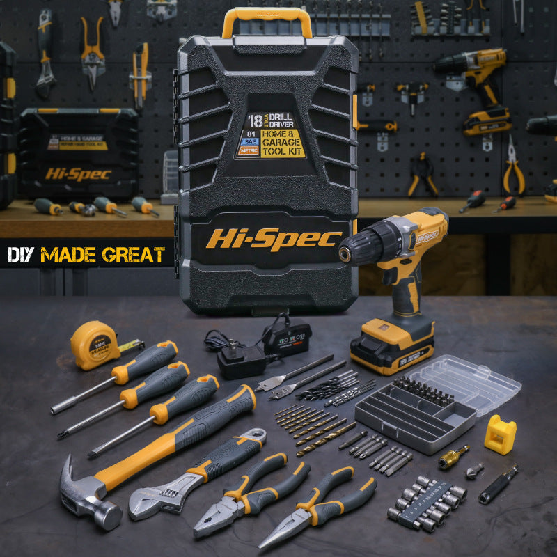 82-piece Home Repair Hardware Tools Combo Set