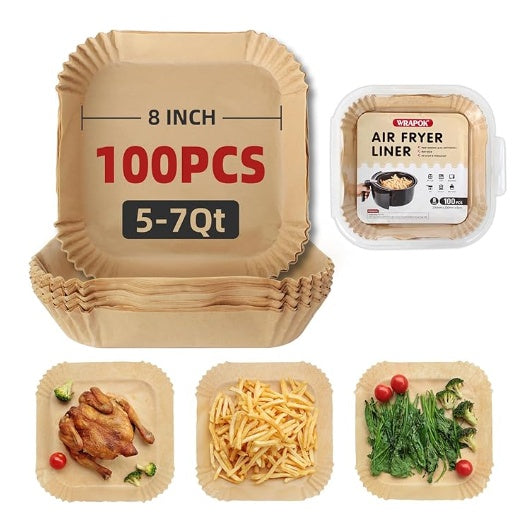 Disposable Square Shaped Air Fryer Paper