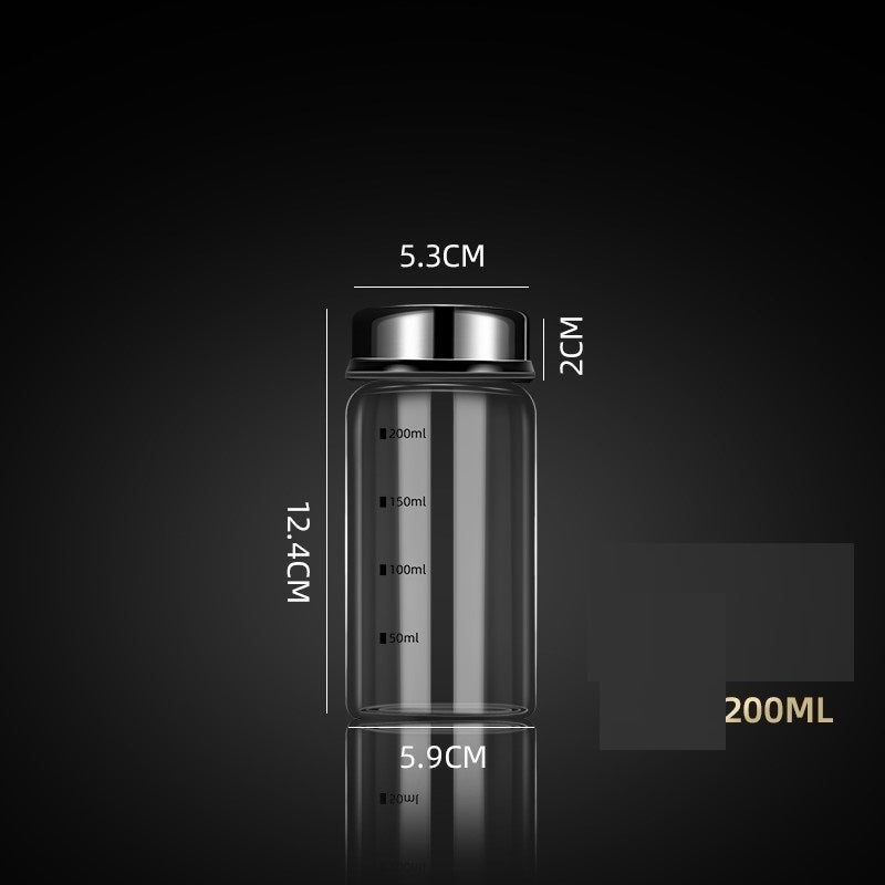 Glass Seasoning Bottle with Measurement