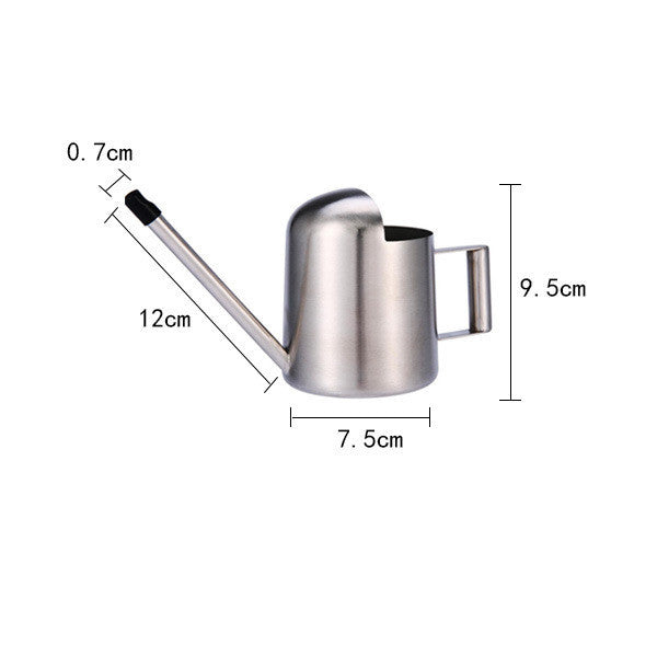 Stainless Steel Long Nozzle Watering Can
