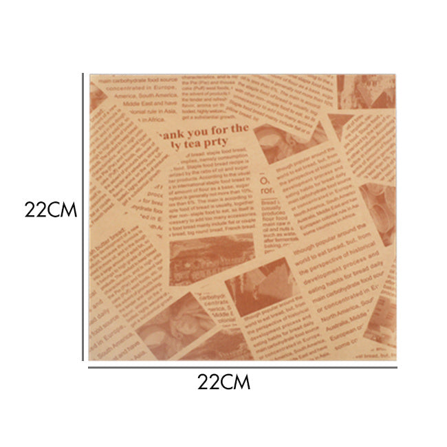 Disposable Baking Tray Food Greaseproof Paper