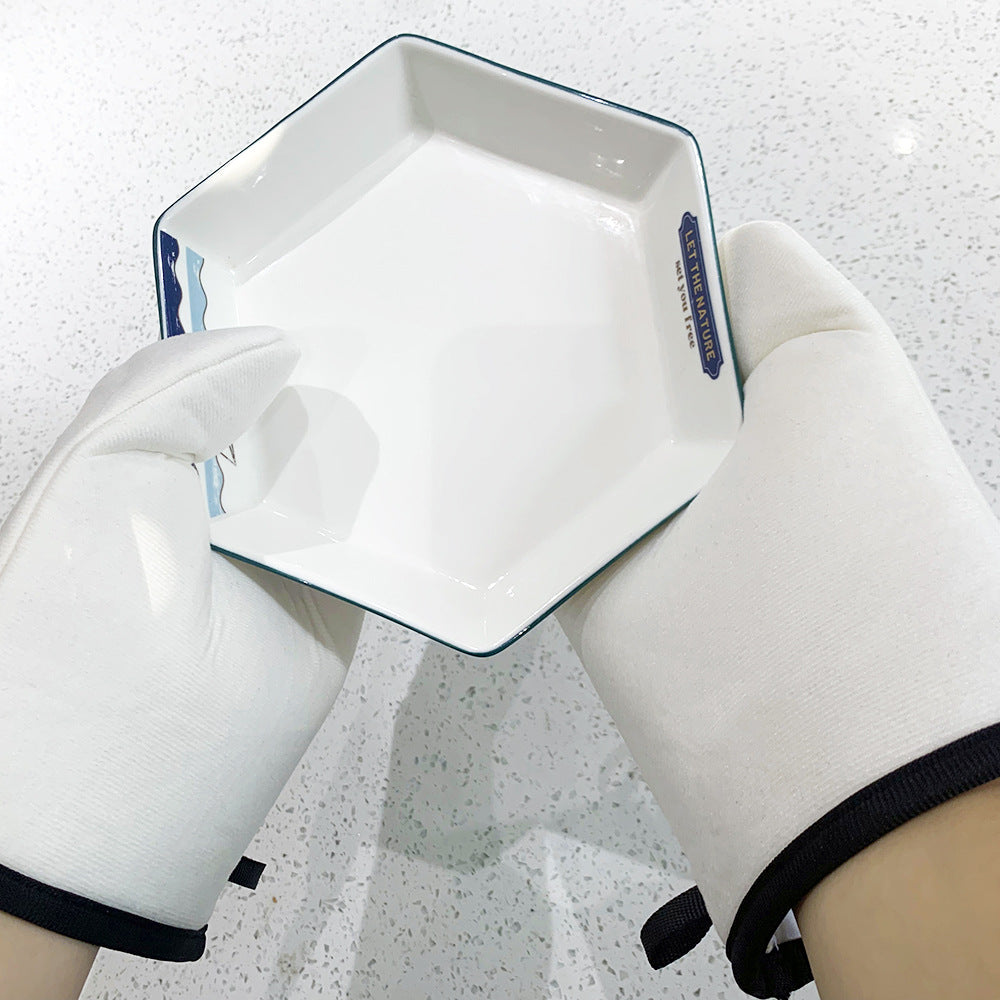 Утолщенная противоскользящая перчатка для микроволновой печи