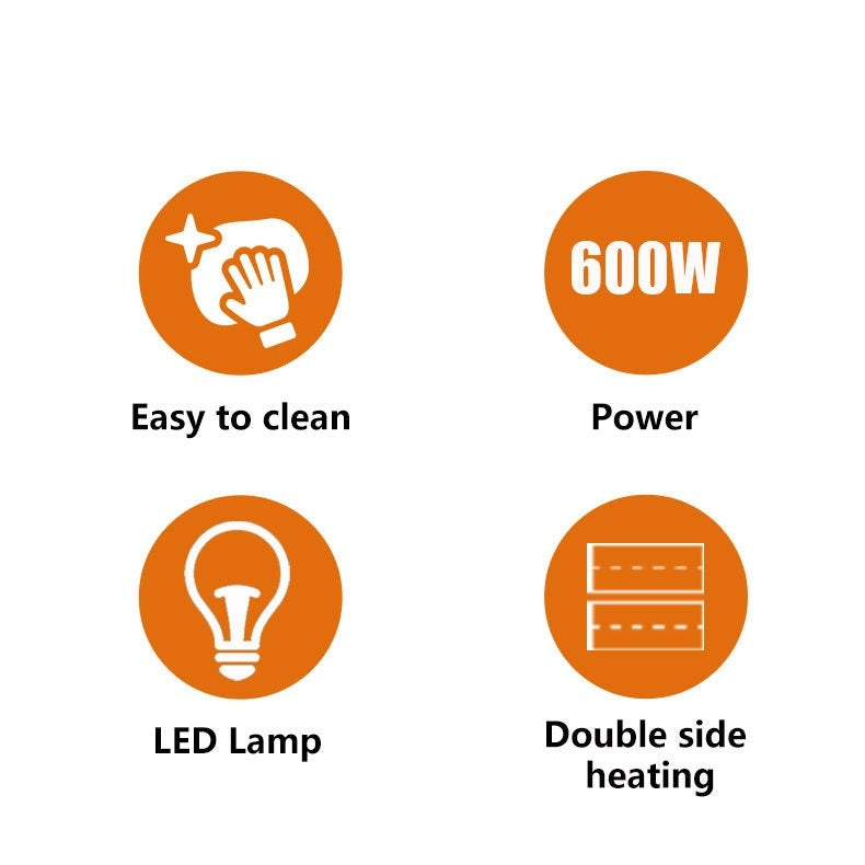 6-in-1 Household Cake, Waffle, Donut, Bread Maker