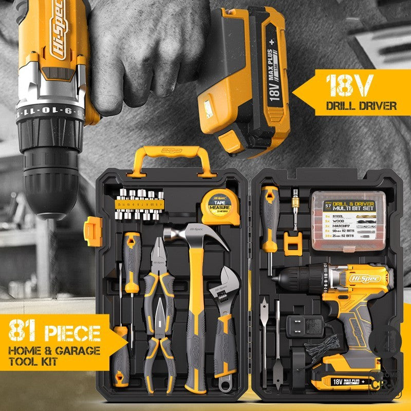 82-piece Home Repair Hardware Tools Combo Set