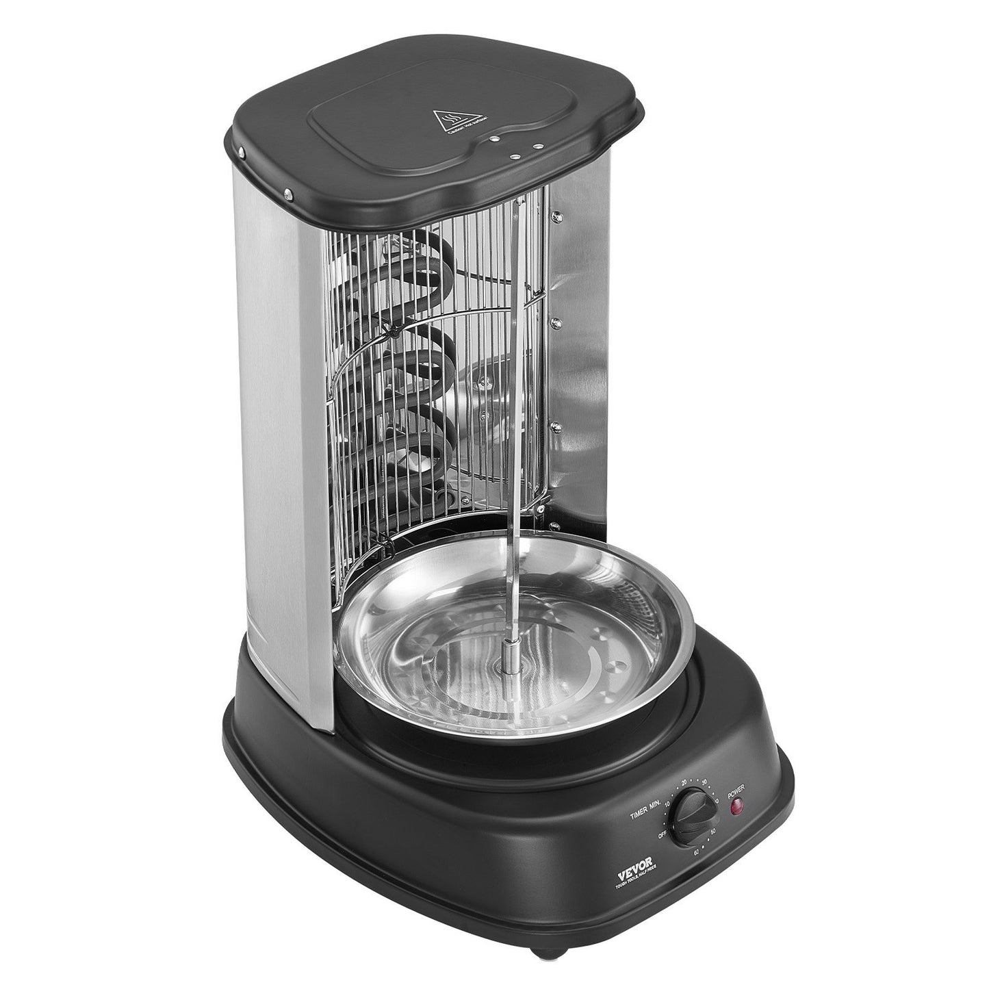 Stainless Steel Shawarma Grill Machine Vertical Gyro Rotisserie Doner