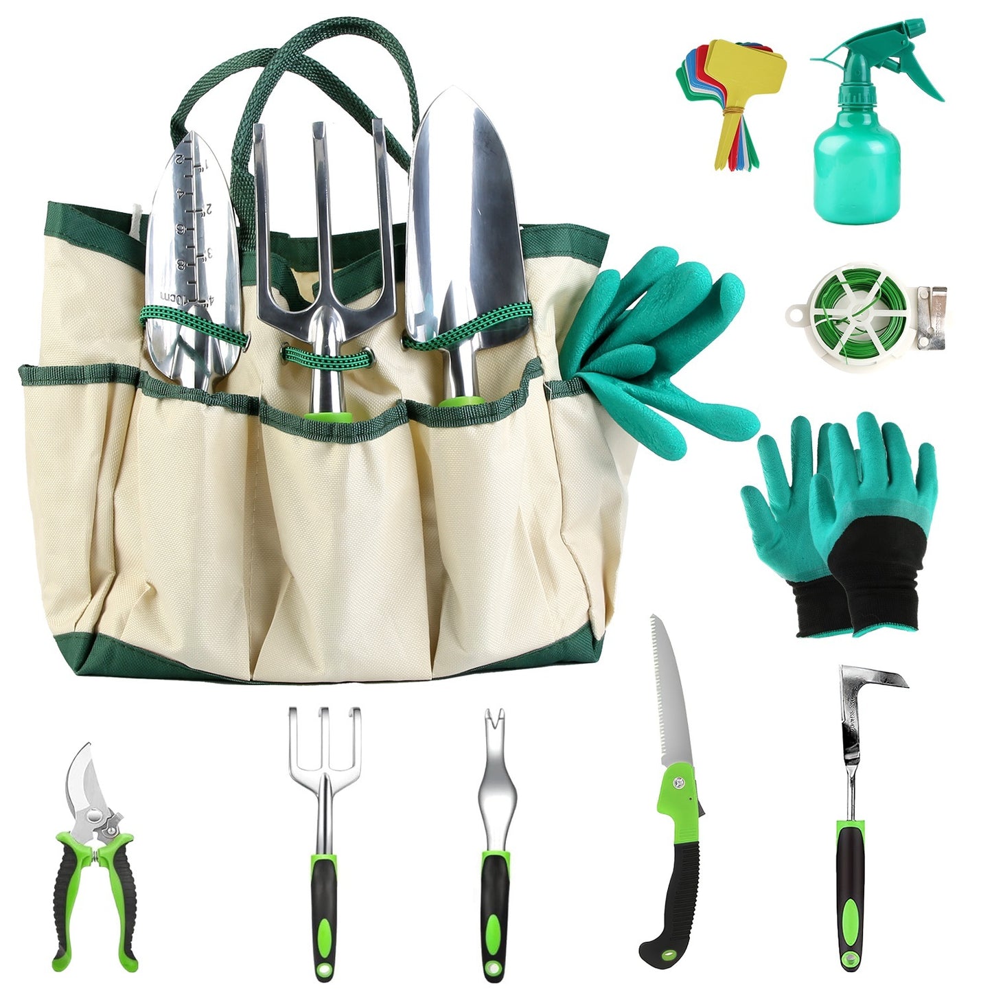 13-piece Aluminium Alloy Gardening Starter Toolkit