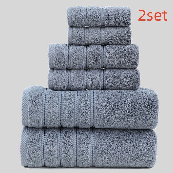 Pure Cotton Bath Towel Set
