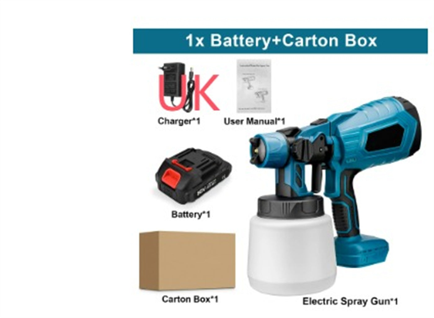 Wireless Paint Spray Gun