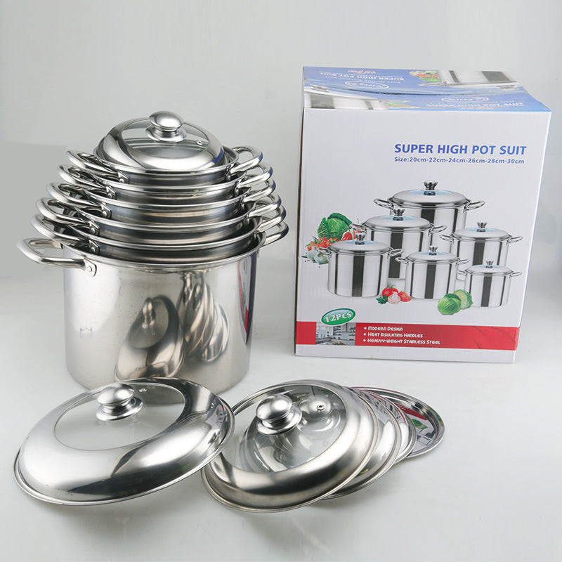 6-Piece Cooking Pot Set