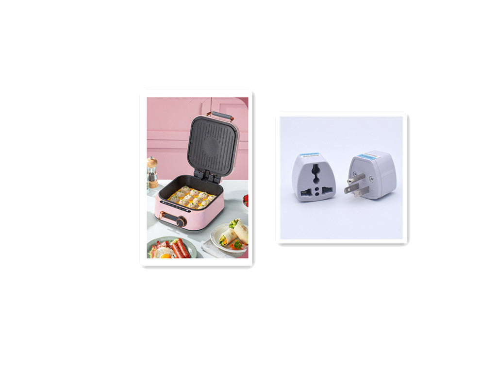 Двухсторонняя электрическая плита в ретро-стиле для гриля и выпечки