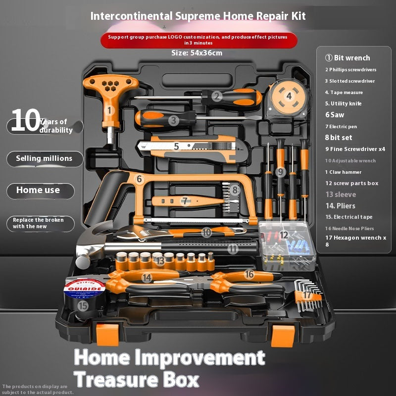 Hardware Combination Toolbox for Home Repair
