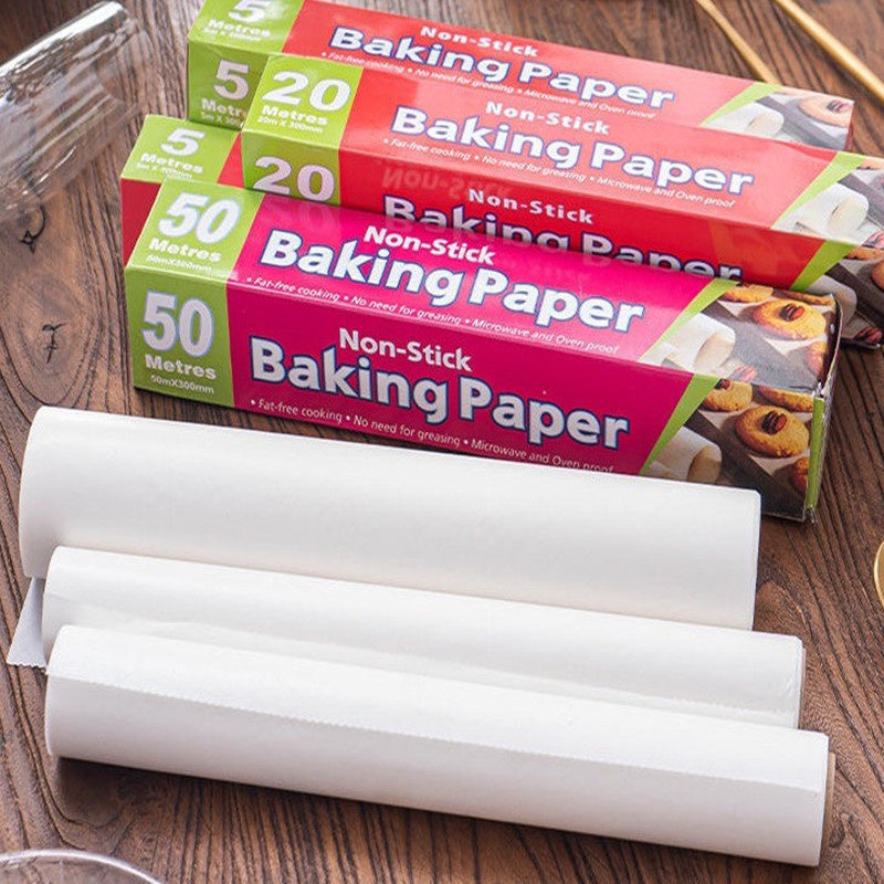 Silicone Oil Baking Paper for Baking Tray, Barbecue, Tin Foil