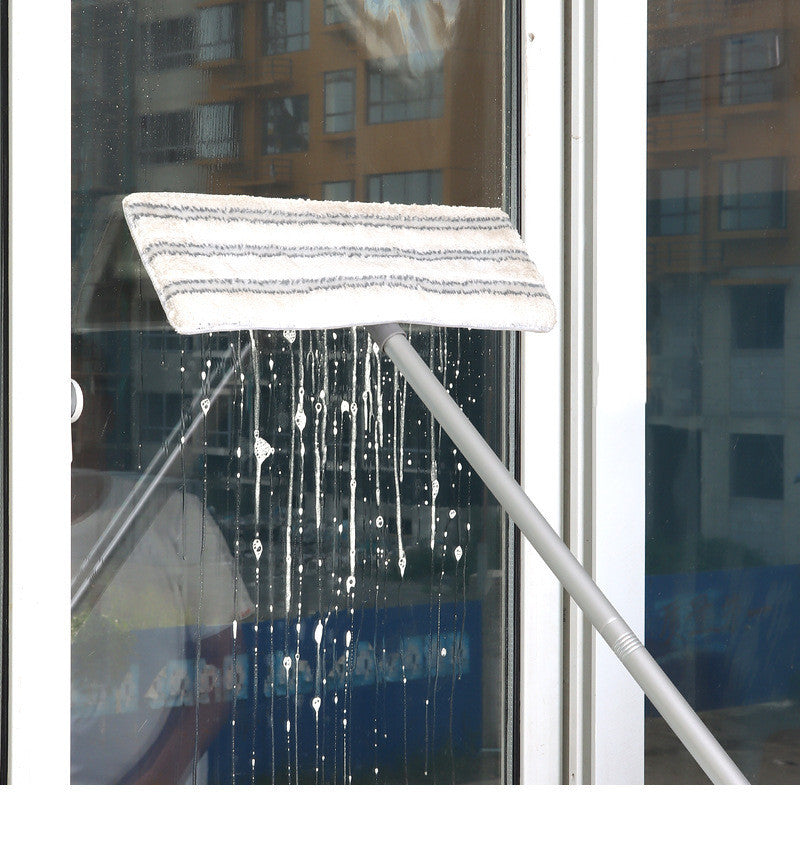 Magic Silicone Mop Squeeze Flat Mop Hands-free Washing Microfiber Mop For Home Kitchen House Wash Floor Cleaning Mop Rag Pads