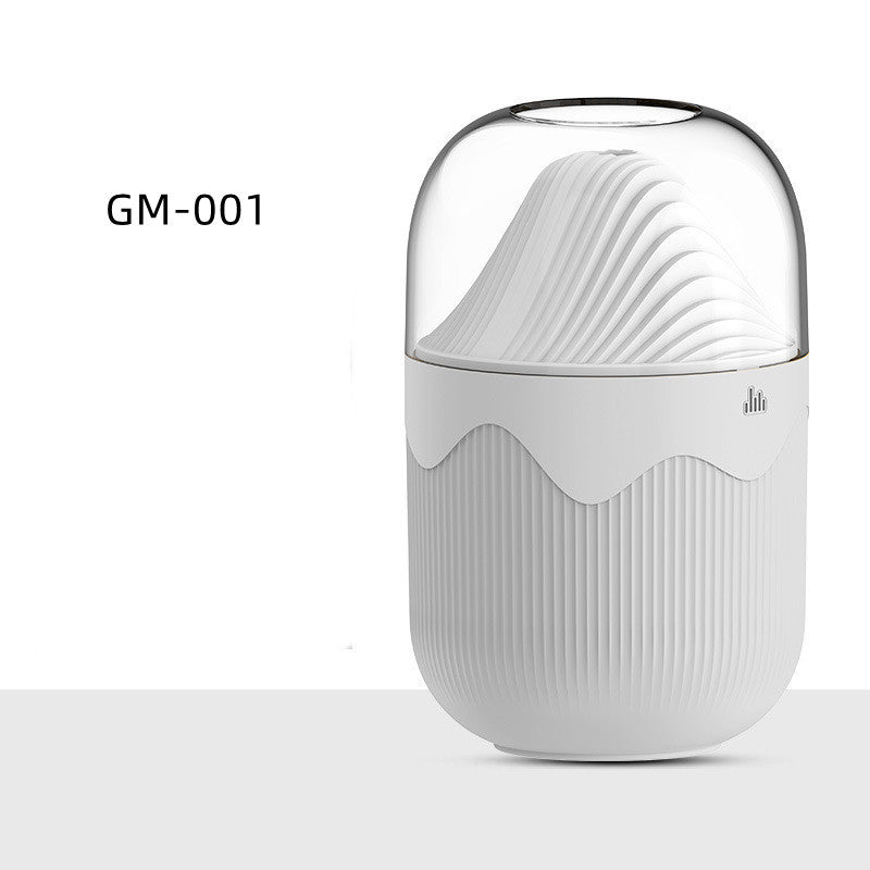 New Volcano Humidifier Intelligent Voice Night Light Air Humidifier Colorful Diffuser