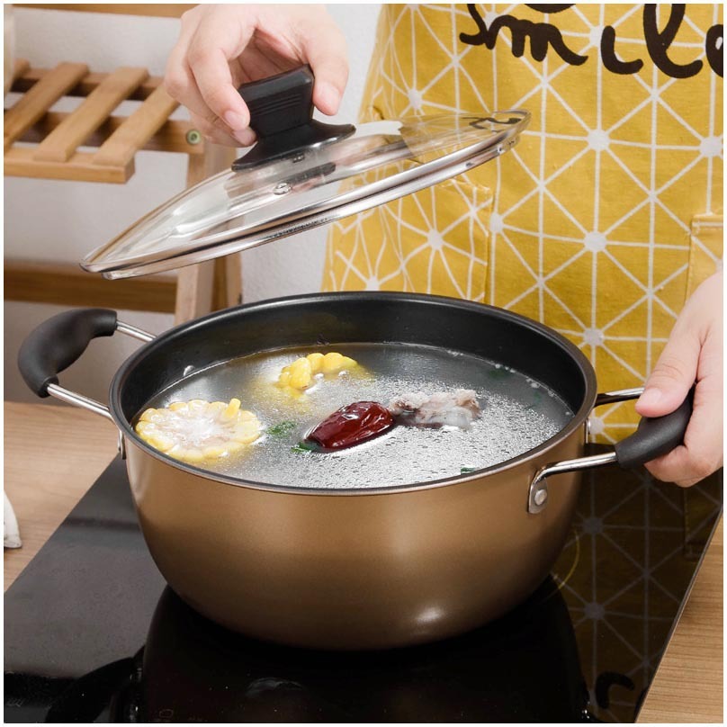 3-Piece Kitchen Cooking Pot Set